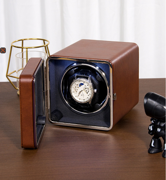 Remontoir Montre - Cube Moderne Marron - product image 2