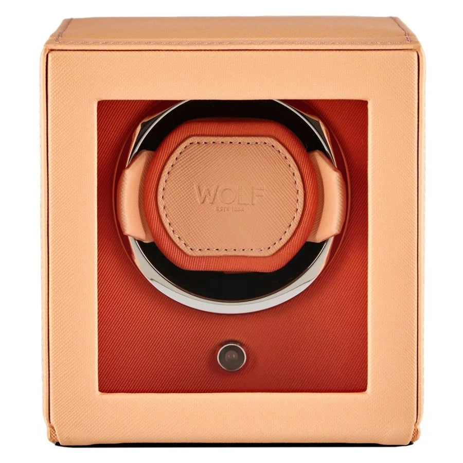 Remontoir montre - Wolf1834 Cube Cover Seltzer Pêche Orange - product image 2