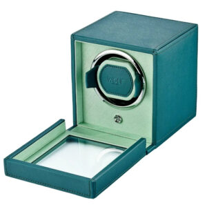 Remontoir montre - Wolf1834 Cube Cover Seltzer Bleu Sarcelle Menthe - product image 1