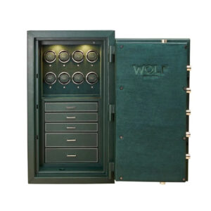 Remontoir montres - Wolf1834 Coffre Fort Athos 8 avec Rangement Vert - product image 1