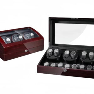 Remontoir 6 Montres + 7 rangements bordeaux - product image 1