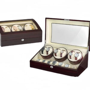 Remontoir 6 Montres + 7 rangements ébène beige - product image 1