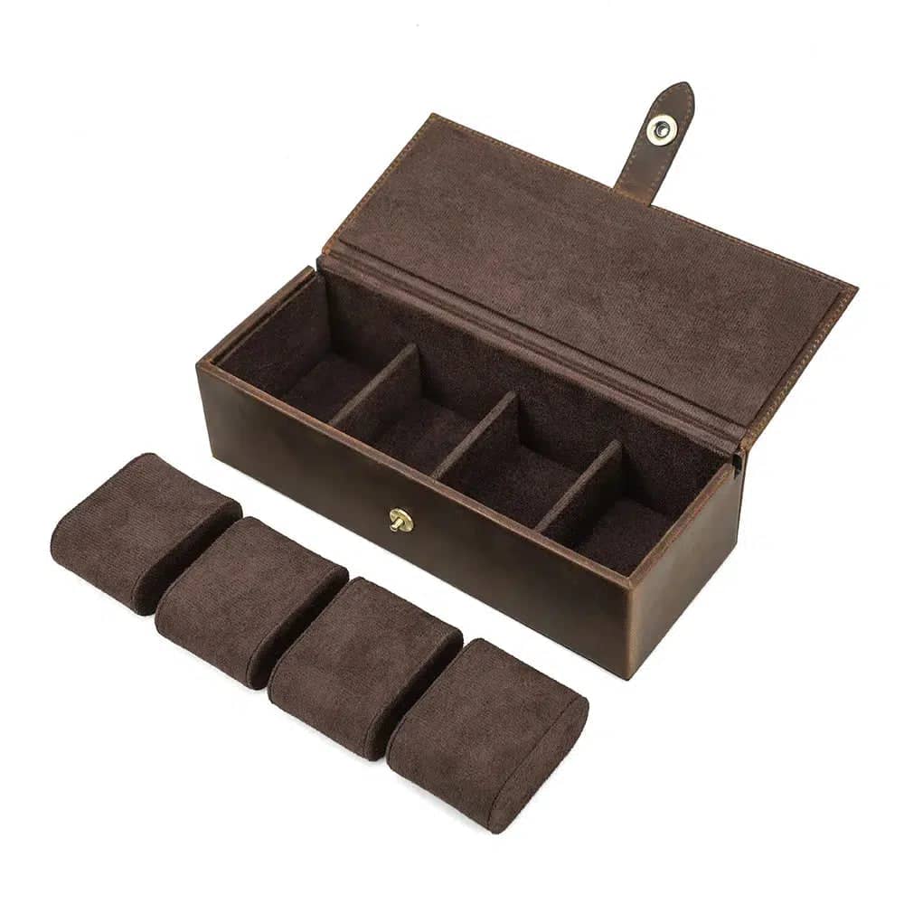 BOITE À MONTRE Coffret Cuir Quatuor - product image 1