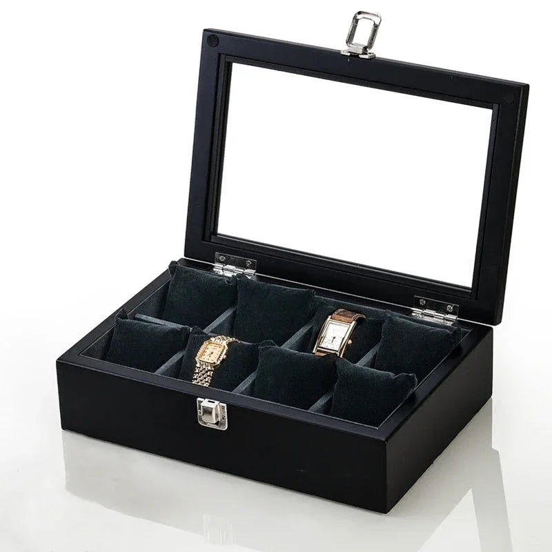 Boite à montre - Noir corbeau de Luxe Classique - product image 1