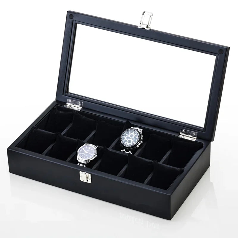 Boite à montre - Noir corbeau de Luxe Grandiose - product image 1