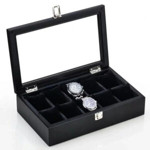 Boite à montre - Noir corbeau de Luxe Spacieuse - product image 1
