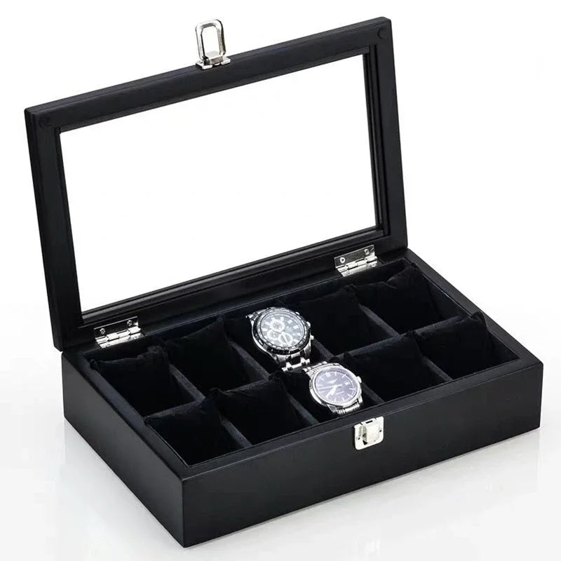 Boite à montre - Noir corbeau de Luxe Spacieuse - product image 1