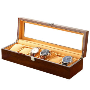 Boite à montre - velours clair Classique - product image 1