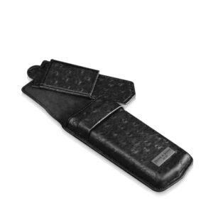 Étui montre - Etui Mondo Ostrich 1 Noir - product image 1
