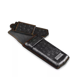 Étui à montre - Heisse & Söhne Mondo Ostrich 1 Noir Or - product image 1