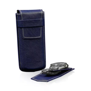 Étui à montre - Heisse & Söhne Mondo Saffiano 1 Bleu Blanc - product image 1