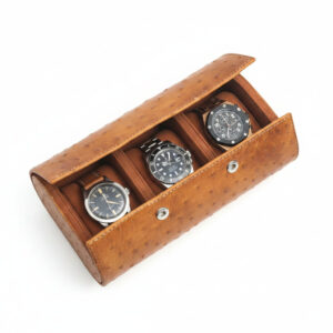 Étui à montres - Bosphorus Galata Ostrich Honey Brown - product image 1