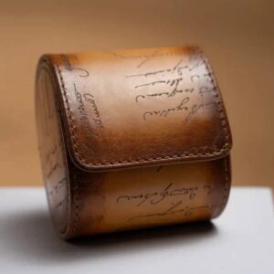 Étui montre - Galata Parchemin Platine Honey Brown - product image 1