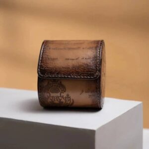 Étui montre- Galata Parchemin Platine Java Brown - product image 1