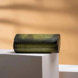 Étui à montres - Bosphorus Galata Parchemin Platine Olive Vert - product image 1