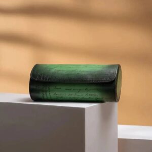 Étui à montres - Bosphorus Galata Parchemin Platine Vert - product image 1