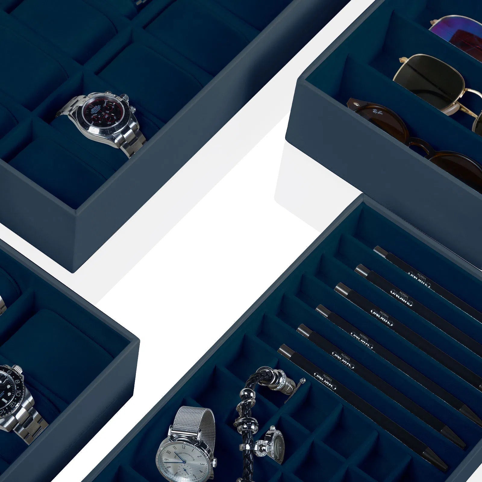 Boîte à montres - Heisse & Söhne XXL Bleu - product image 2