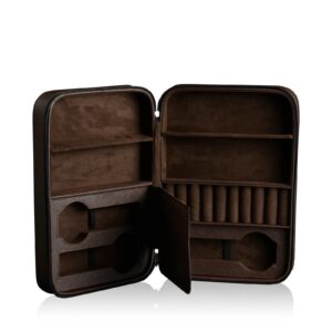 Étui à montre - Heisse & Söhne Lifestyle Saffiano Marron - product image 1