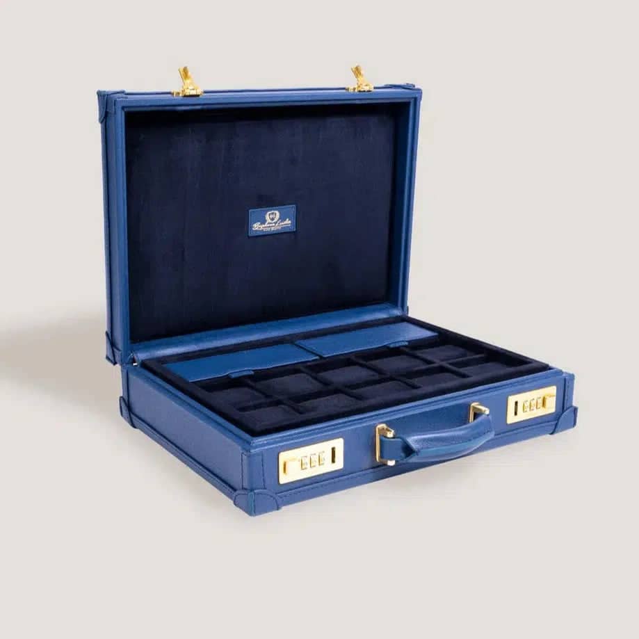 Boite à Montre - Master Safiano Navy Blue - product image 1