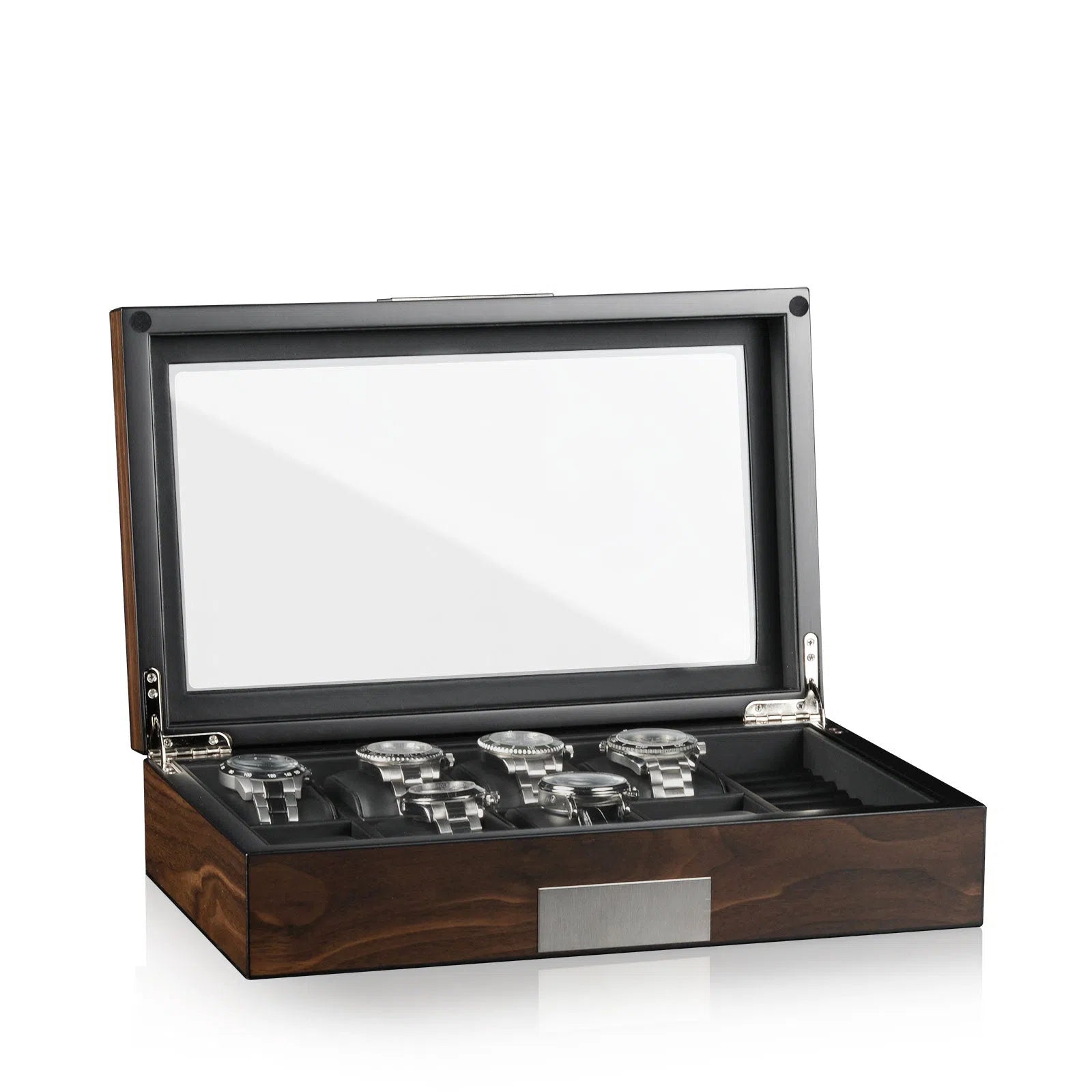 Boîte à montres - Heisse & Söhne Monterray Noyer Satiné - product image 1