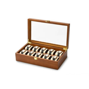 Boite pour Montre - Rustique Alezan avec serrure - product image 1
