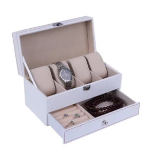 Boite à montre Blanche 4 Emplacements - product image 1