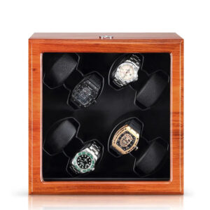 Remontoir Montre - Remontoir en bois 8 Montres vertical intérieur noir - product image 1