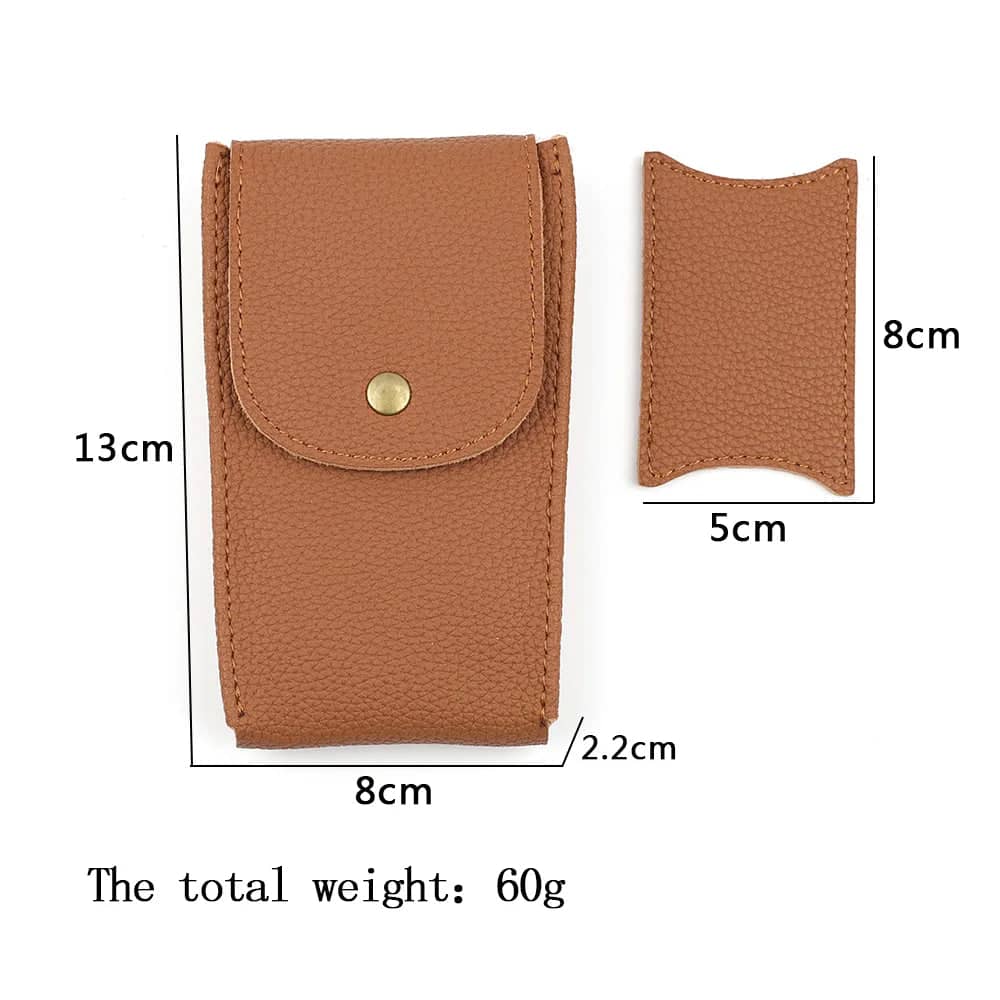 Pochette pour montre en cuir vert - product image 2