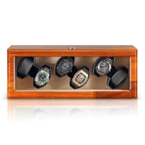 Remontoir Montre - Remontoir en bois 6 Montres intérieur beige - product image 1