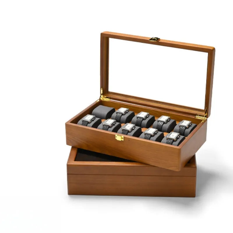 Boite pour Montre - Rustique Ardoise avec serrure - product image 2
