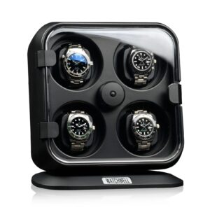 Remontoir Montre Automatique Modena - Noir/Bleu LED - product image 1