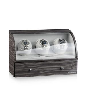 Remontoir Montre - Basel 3 LCD Dark Oak - product image 1