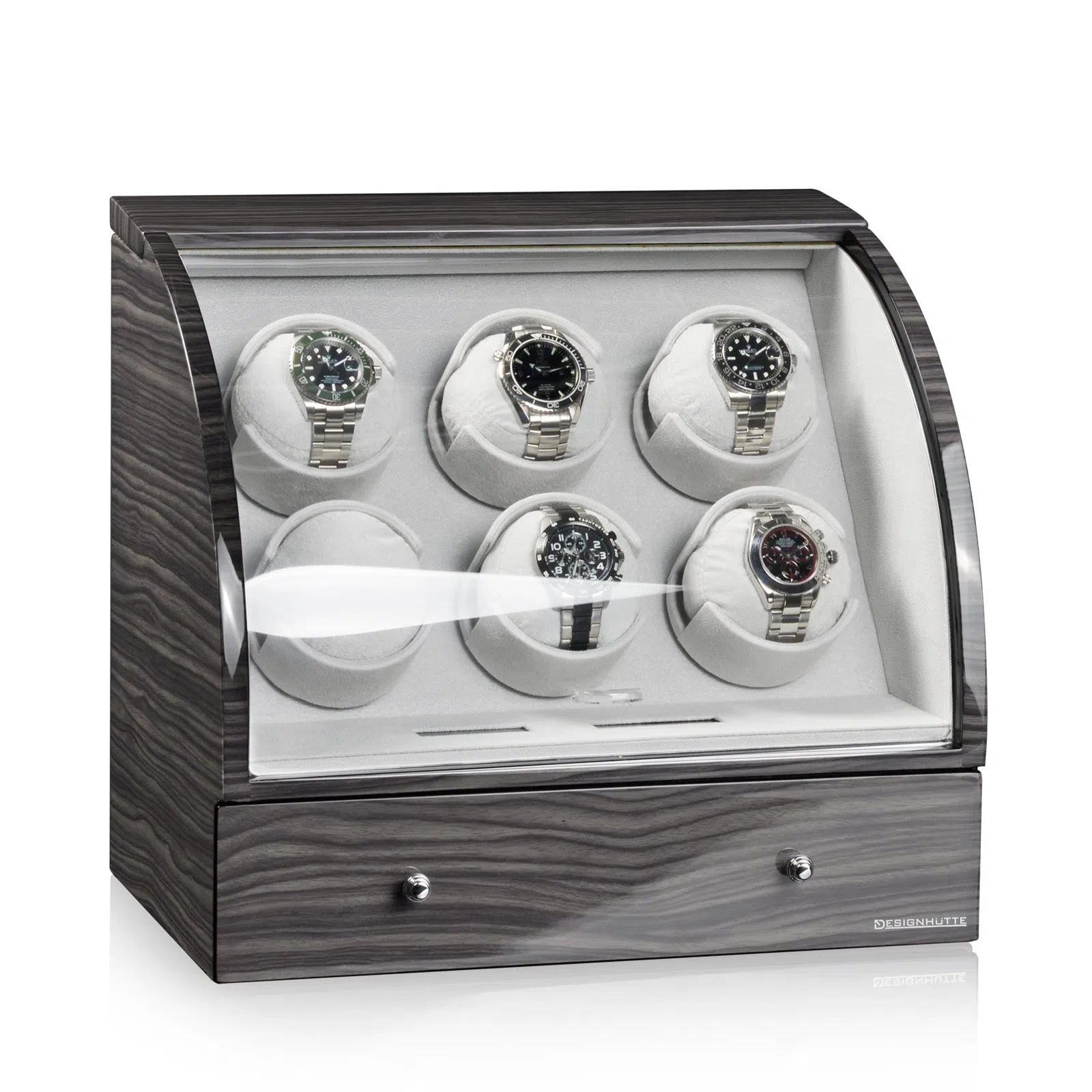 Remontoir Montre - Basel 6 LCD Dark Oak - product image 1