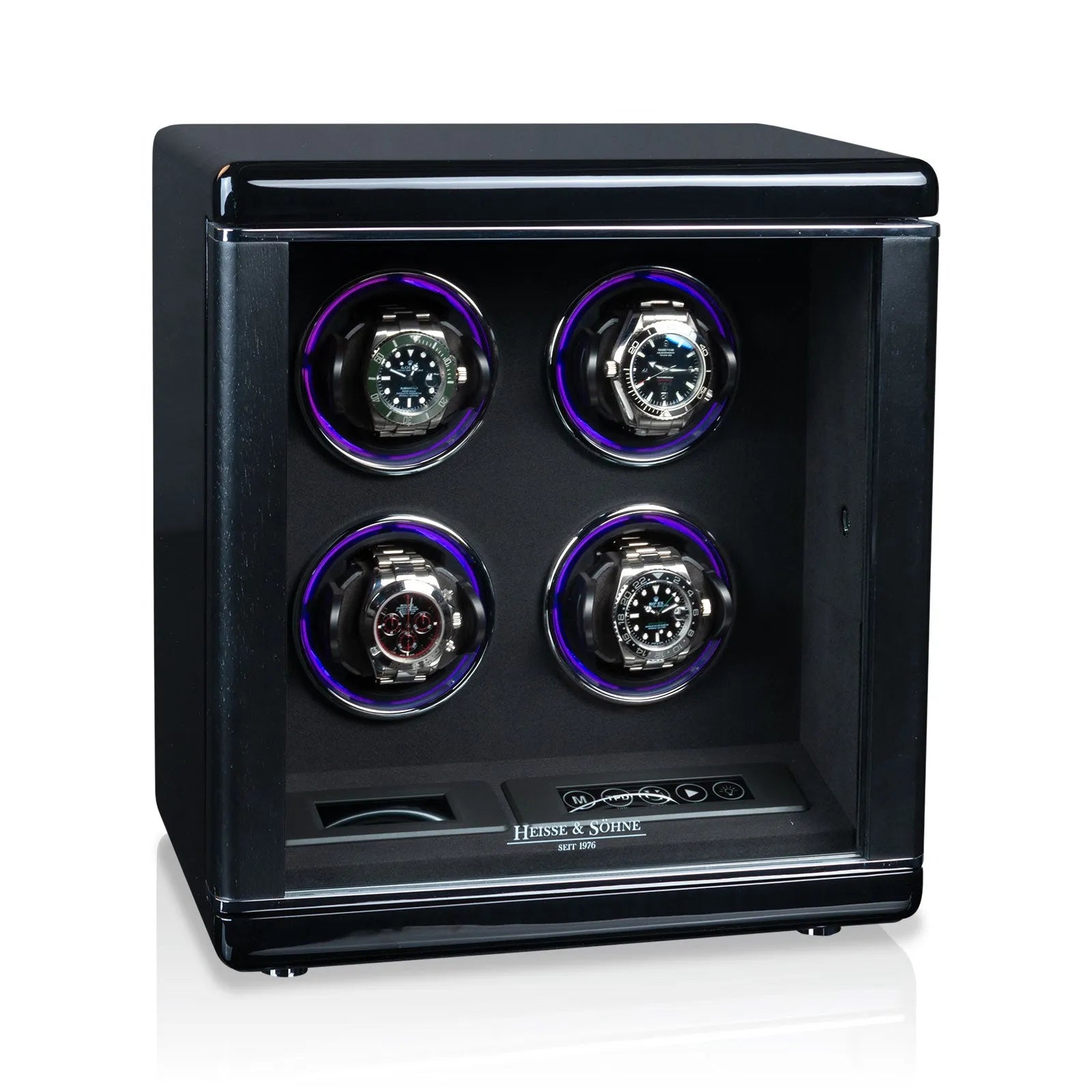 Remontoir montres - Heisse & Söhne Chicago 4 Noir - product image 1