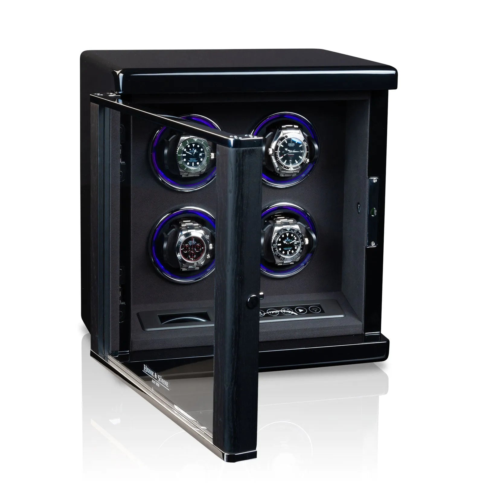 Remontoir montres - Heisse & Söhne Chicago 4 Noir - product image 2