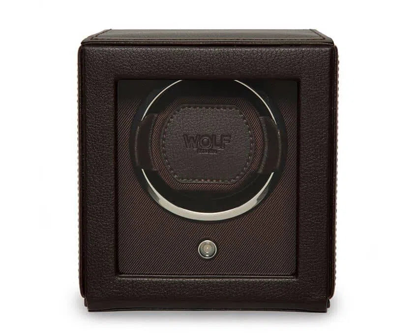 Remontoir montre - Wolf1834 Cube Cover Marron - product image 2