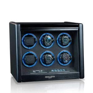 Remontoir Montre - Madrid 6 Noir haute brillance - product image 1