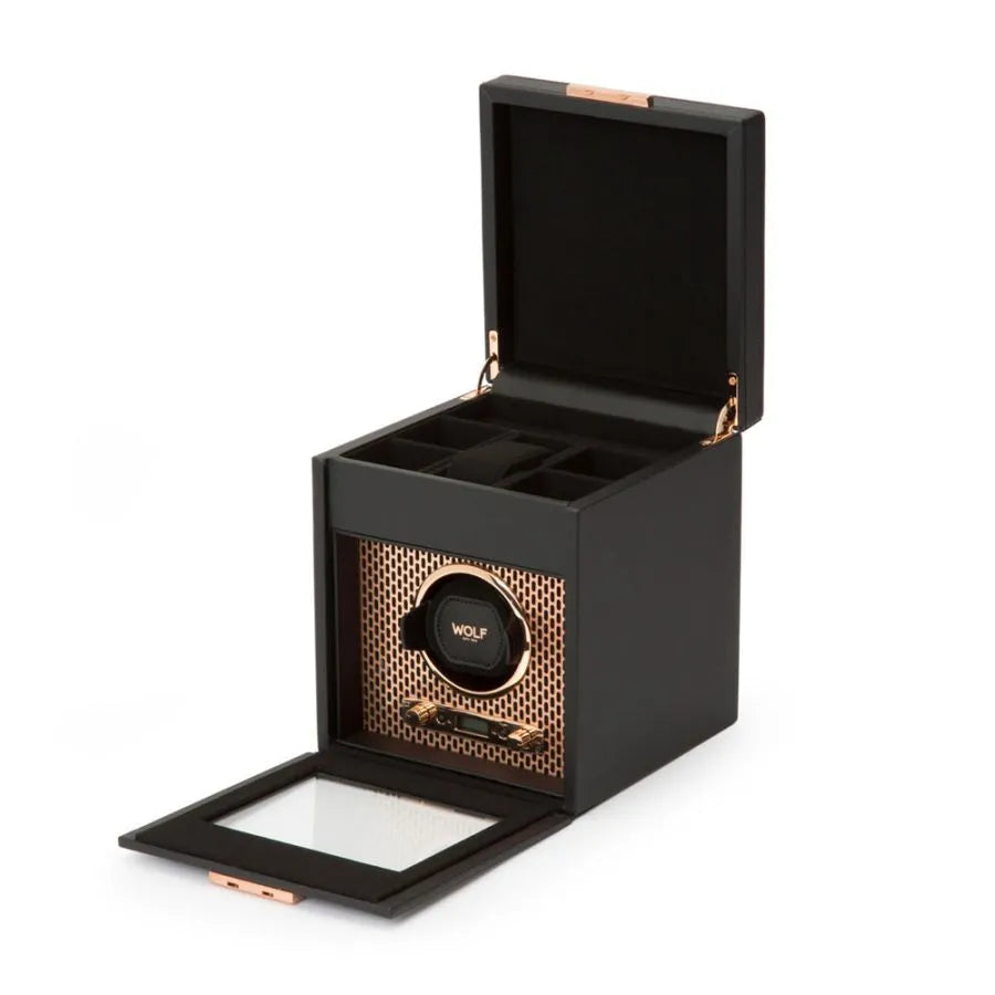 Remontoir montre - Wolf1834 Axis Simple avec Rangement Cuivre - product image 1