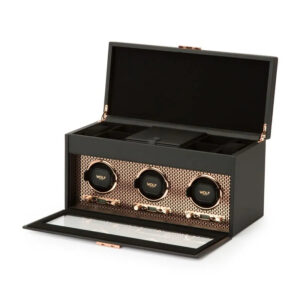 Remontoir montres - Wolf1834 Axis Triple avec Rangement Cuivre - product image 1