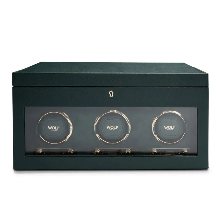 Remontoir triple British Racing avec rangement Vert - product image 2