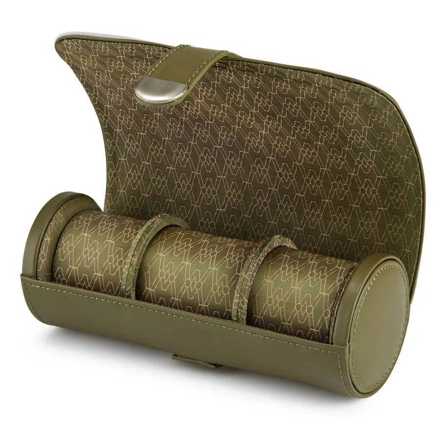 Étui à montres - Wolf1834 Roll Terre Triple Olive - product image 1