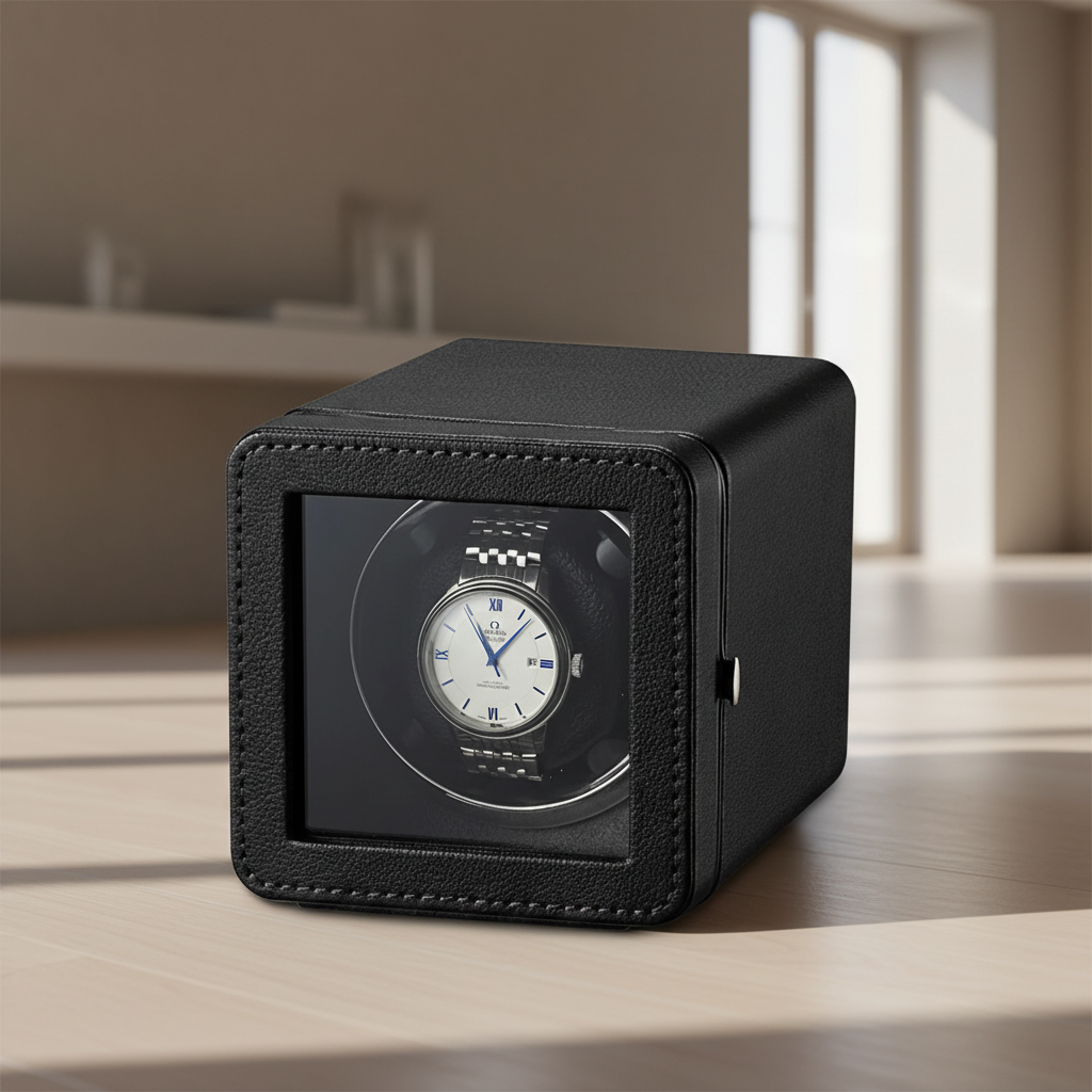 Remontoir Montre - Cube Moderne Noir - product image 2