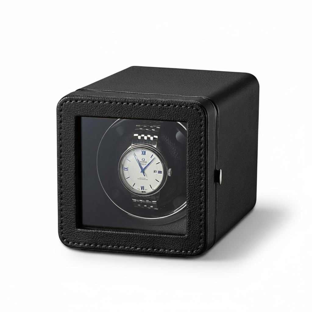 Remontoir Montre - Cube Moderne Noir - product image 1