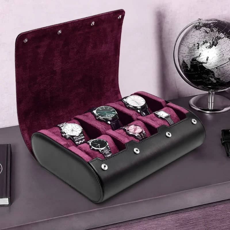 Étui montre luxueux violet - product image 2