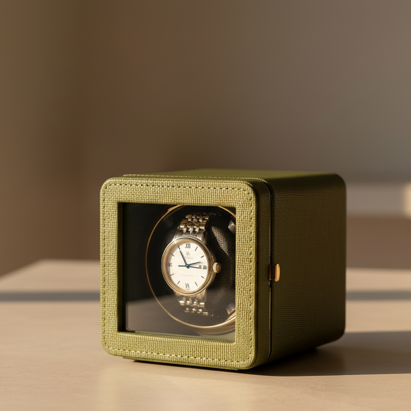 Remontoir Montre - Cube Moderne Vert - product image 2