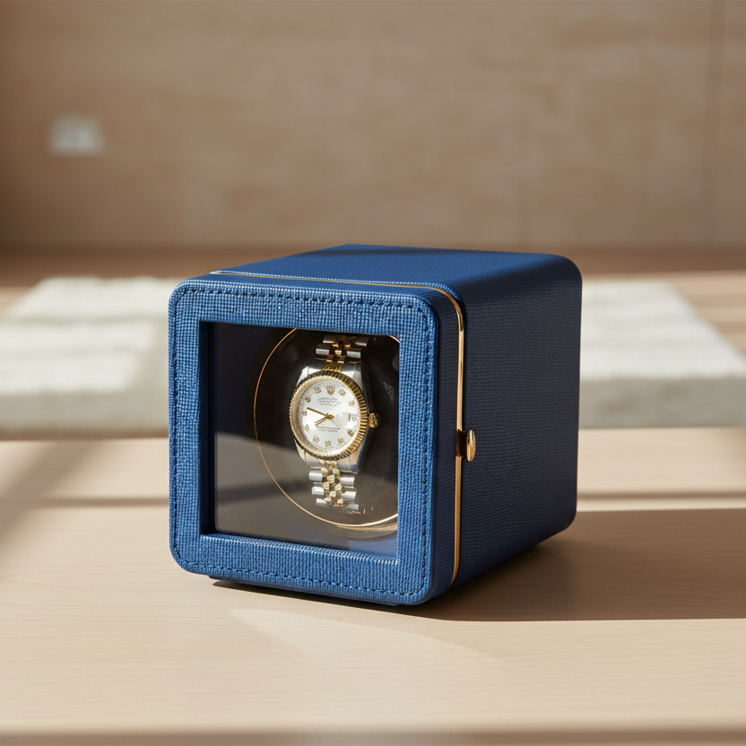 Remontoir Montre - Cube Moderne Bleu - product image 2