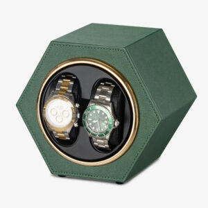 Remontoir de montre hexagonal duo sinople - product image 1