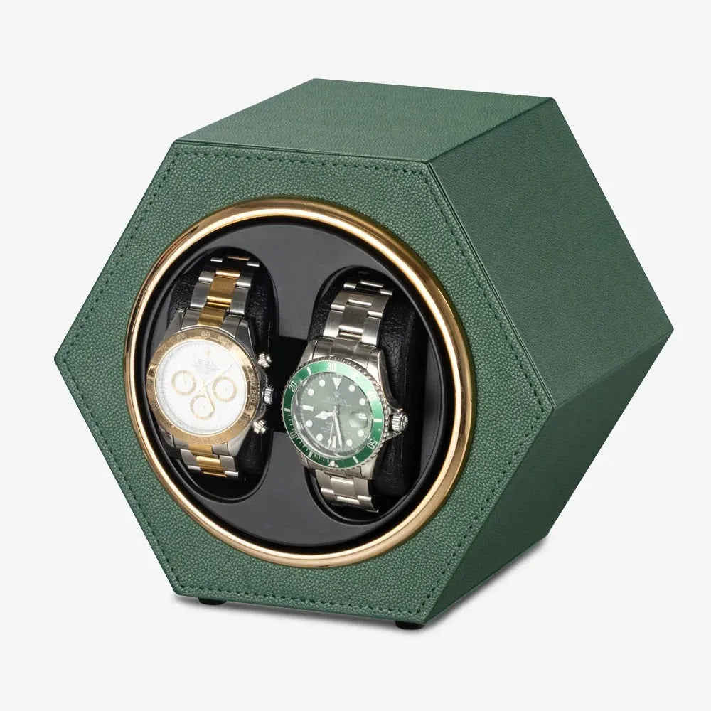 Remontoir de montre hexagonal duo sinople - product image 1