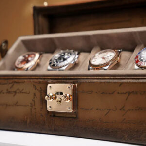Boite à Montre Parchment Patina Java 4 slots - product image 1