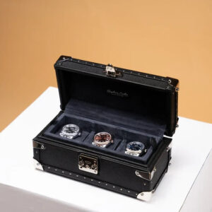 Boite à Montre Saffiano Black 3 Slots - product image 1